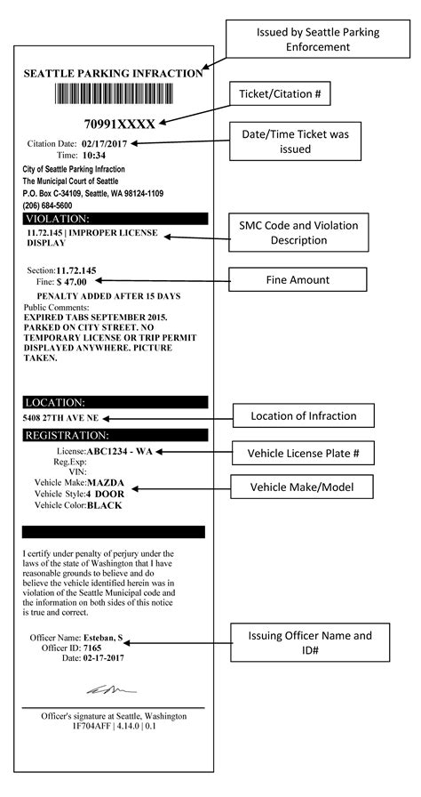 Courts and Traffic Ticket Information .